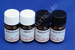 Контрольный материал для HbA1с%, прямое определение, лиоф. 2х(2х0,5) мл